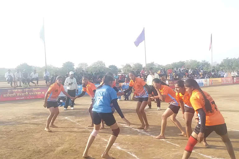 Western Regional Inter University Women Kabaddi tournament has organized at Amravati University