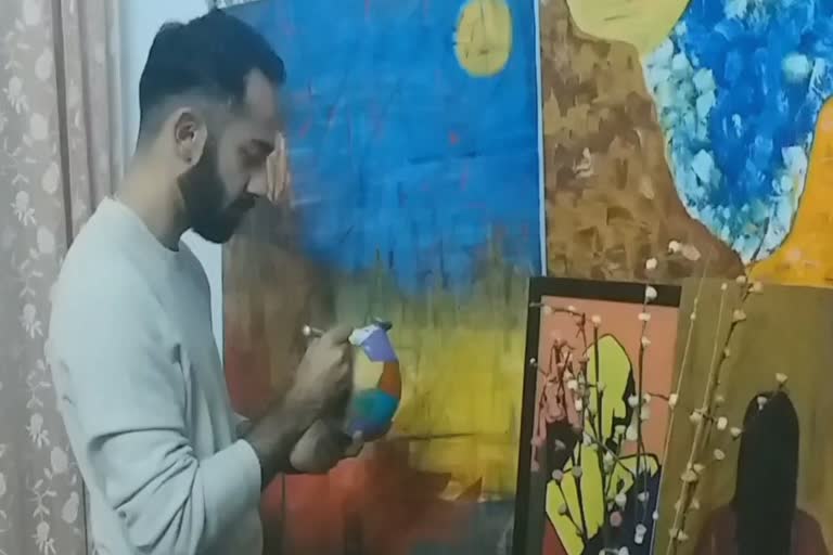 art of vasik Sheikh in international exhibition