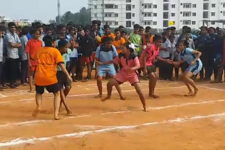 gurukula students state level sports meet at vishakapatnam