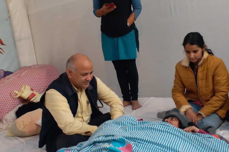 Manish Sisodia arrives to support Swati Maliwal hunger strike