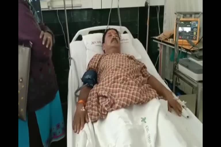 उज्जैन न्यूज , जिला नगर अध्यक्ष,  विवेक जोशी , district city president , Vivek Joshi's,  hospitalized in indore , ujjain news