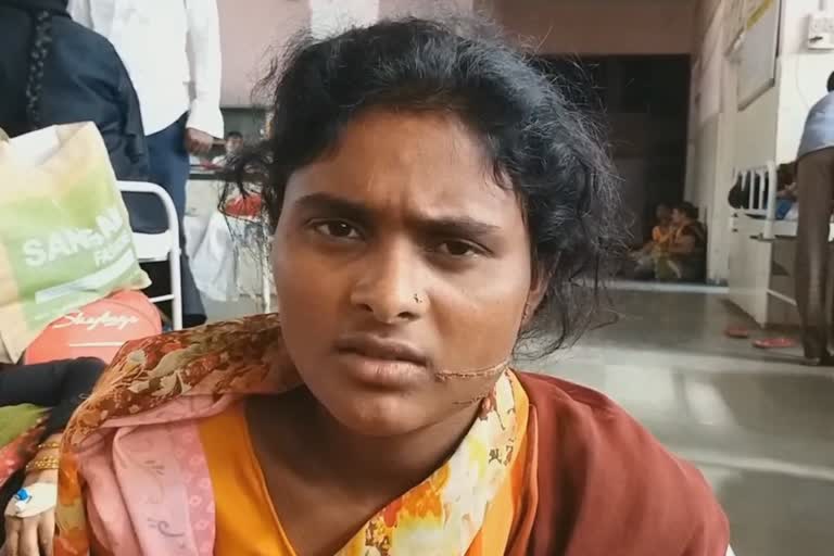 husband attack on his wife in beed