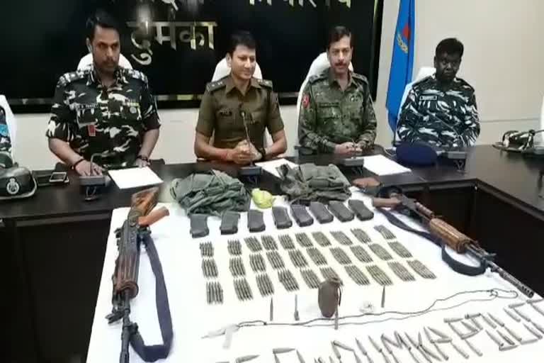 weapons found in search operation from kathalia forest