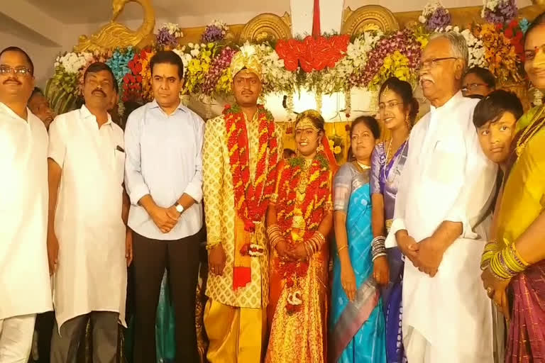 minister-ktr-attend-marrige-celebrations