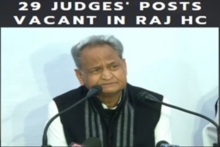 29 judges' posts vacant in Raj HC: Gehlot