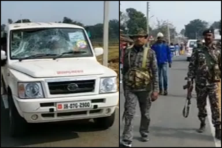 Jharkhand assembly polls  Gumla Firing  Sirsa Firing  ജാര്‍ഖണ്ഡ് വോട്ടെടുപ്പ്  ജാര്‍ഖണ്ഡ് തെരഞ്ഞെടുപ്പ്  ജാര്‍ഖണ്ഡ് വെടിവെപ്പ്  ഗുംല വെടിവെപ്പ്