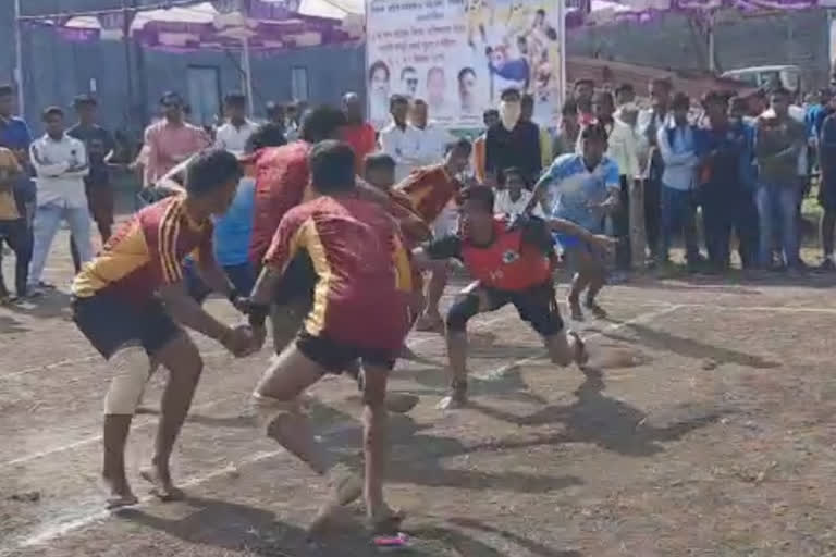 67th district level kabaddi tournament started in manmad nashik