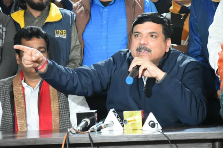 aap leader sanjay singh remark on bjp over nrc