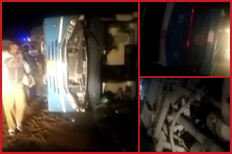 CTU bus overturned in Solan Waknaghat,himachal news today, news in himachali