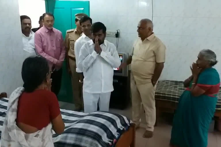 Telangana Power Minister Jagdish Reddy's visit to Yanam