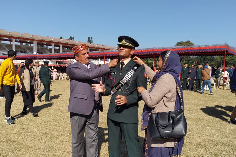 Rajat Patial from Una district become lieutenant in Army