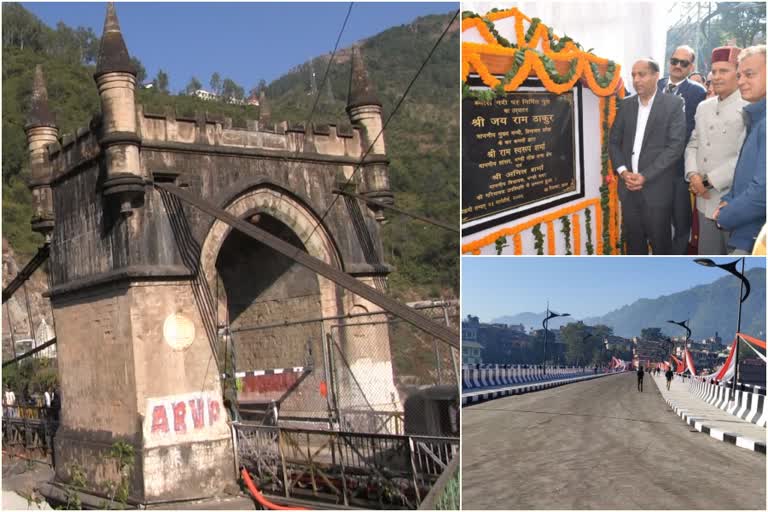 CM Jairam inaugurates new bridge on Beas River mandi