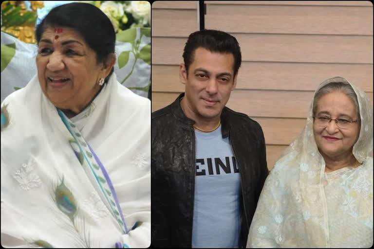 Tweet Today: Salman meets Sheikh Hasina, Lata returns home