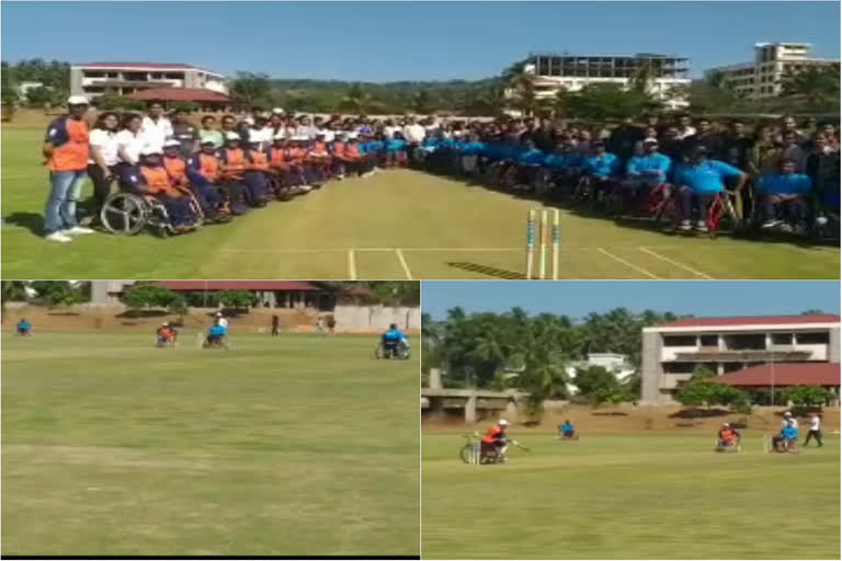 Wheelchair Cricket Competition at Mangalore