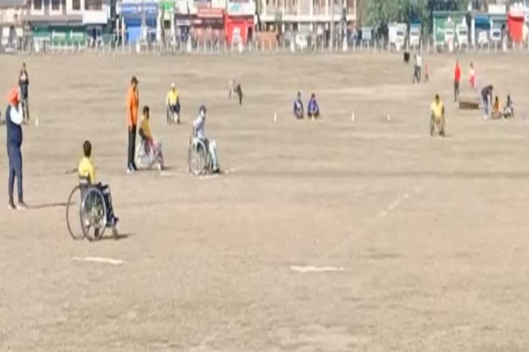 Wheelchair cricket tournament in Sujanpur