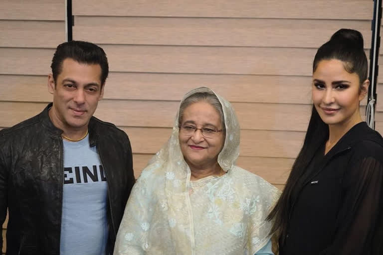 salman khan, katrina kaif,  sheikh hasina, salman meet sheikh hasina, katrina kaif meet sheikh hasina, salman and katrina meet sheikh hasina