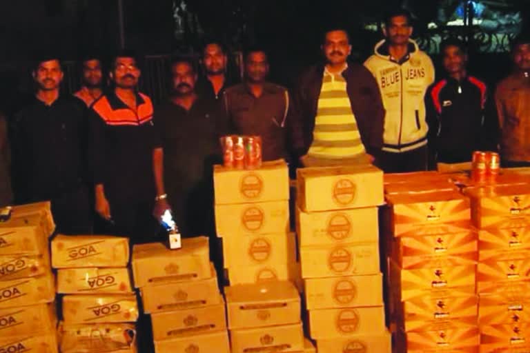 illegal liquor seized in nandurbar