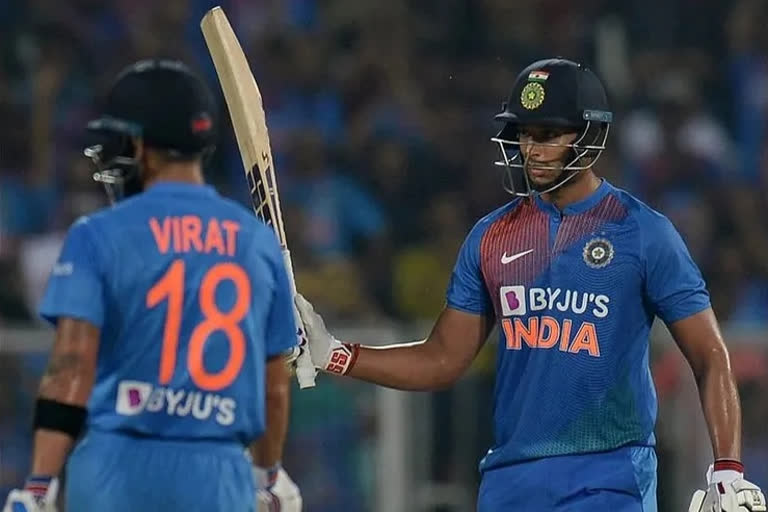 indian captain virat kohli explains reason to send Shivam Dube at no.3