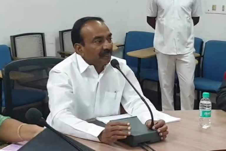 health minister eatela rajender review