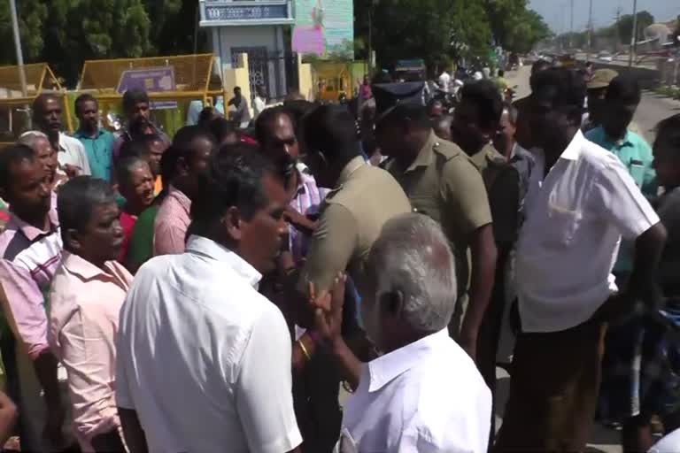 Public Road Strike to remove rain water in their place