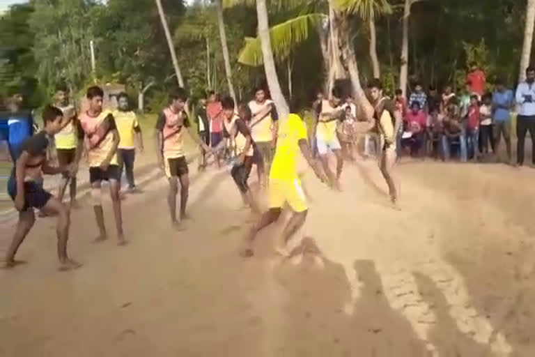 Youth conducted Kabaddi Tournament at Gauribidanur