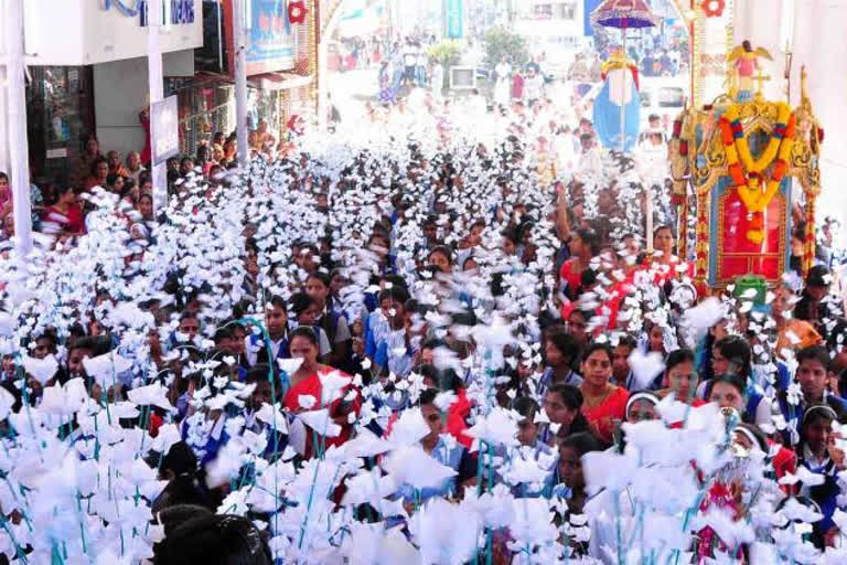 pala jubily thirunal  ഭക്തിപ്രഭയില്‍ പാലാ നഗരം  ജൂബിലി തിരുനാള്‍ ആഘോഷമായി  latest malayalm vartha updates  latest news updates