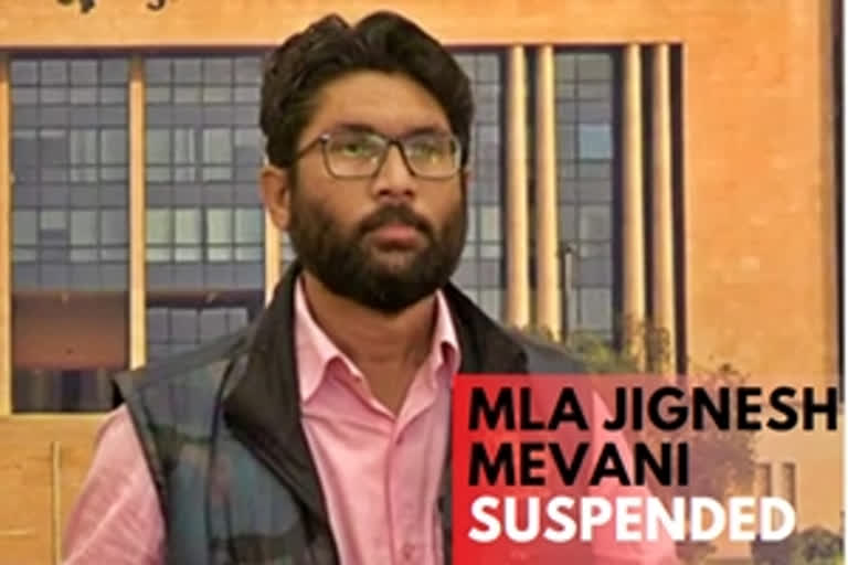 Gujarat Assembly suspends Jignesh Mevani