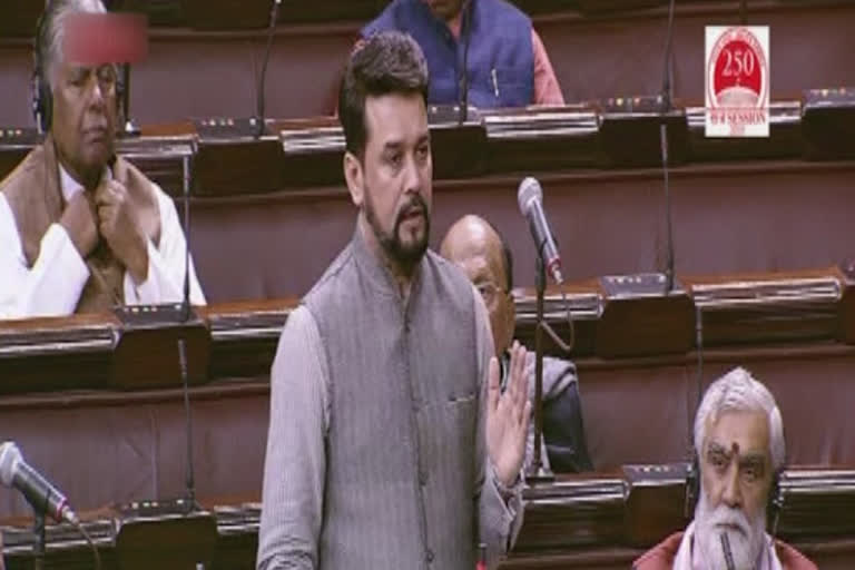 Minister of State for Finance Anurag Thakur