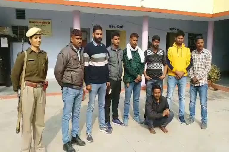 Vicious crook arrested for robbing a truck arrested, alwar news, अलवर न्यूज