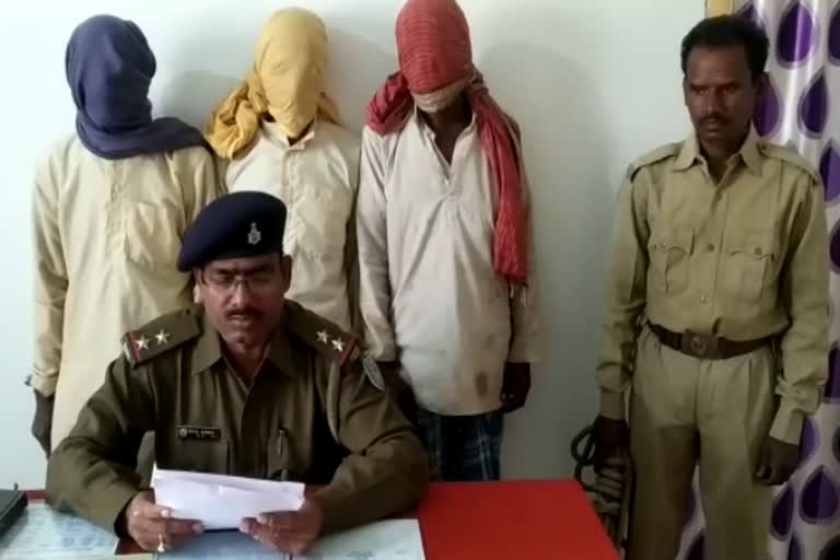 Police arrested three accused in land dispute killing in palamu