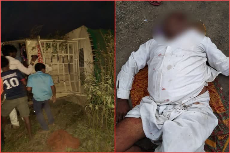 ಚಾಲಕನ ನಿಯಂತ್ರಣ ತಪ್ಪಿ ಟೆಂಪೋ ಪಲ್ಟಿ, Two killed in a road accident at kalburgi