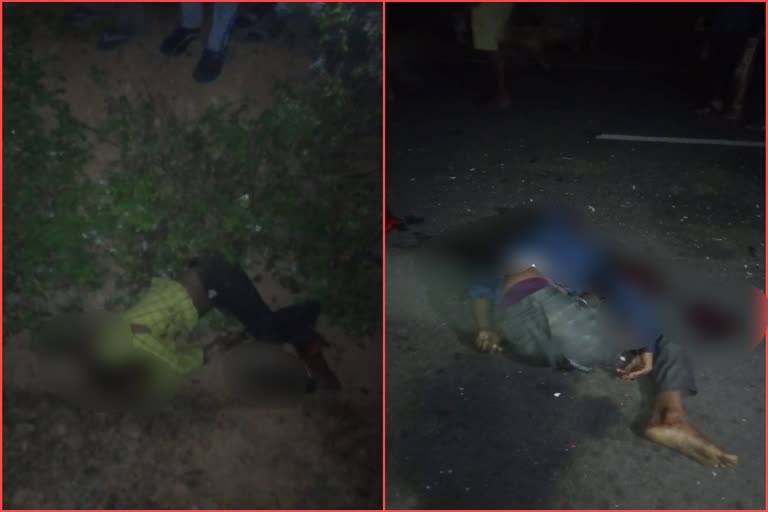 ಬಸ್​ - ಬೈಕ್ ನಡುವೆ ಡಿಕ್ಕಿ,  Bus and bike accident in shivamogga