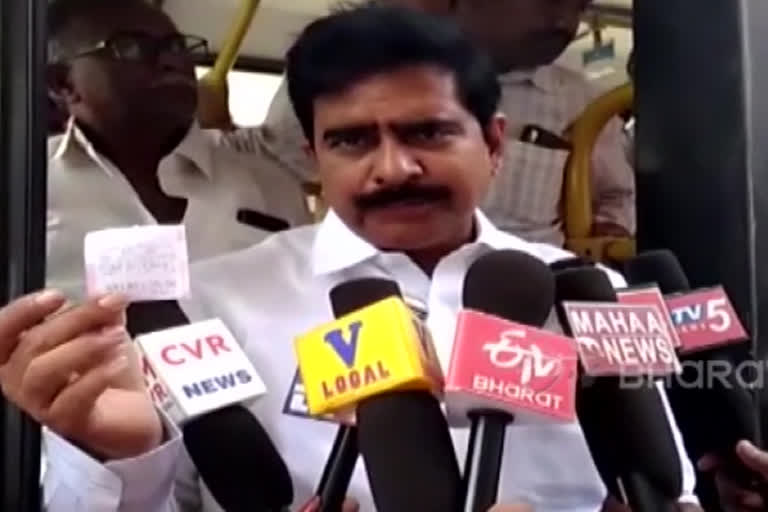 devineni uma reacts on increasing of rtc charges in mylavaram