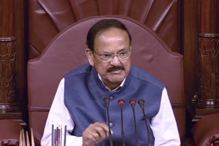 Vice President Venkaiah Naidu praised Himachal in rajya sabha