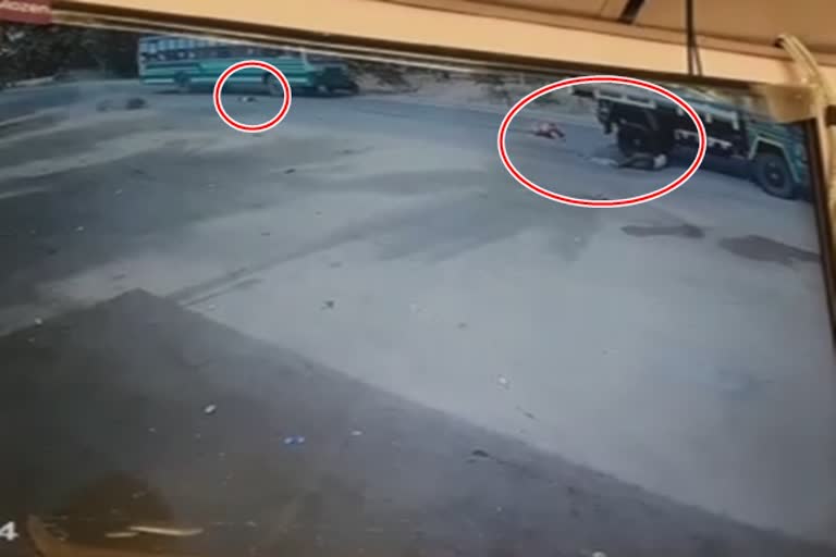 Theni accident cctv footage