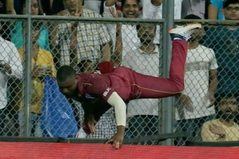 india vs west indies : West Indie's Evin Lewis has gone to hospital for a scan on his right knee