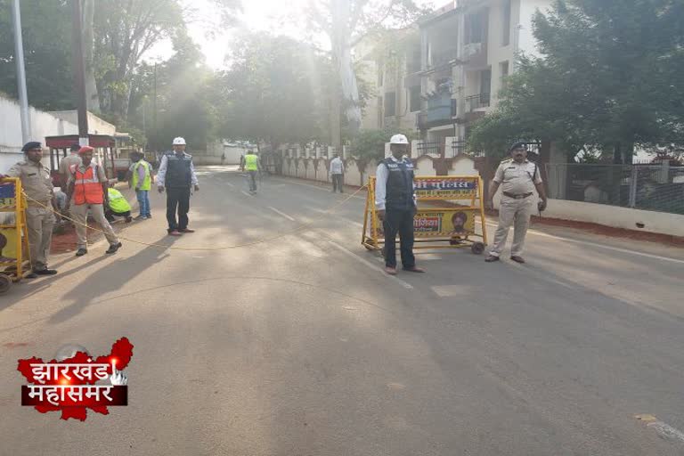 Jharkhand assembly election 2019, political news of jharkhand, strong room ranchi, Changes in Ranchi traffic, झारखंड विधानसभा चुनाव 2019, पोलिंग बूथ की खबरें, राजनीतिक खबरें, रांची के ट्रैफिक में बदलाव