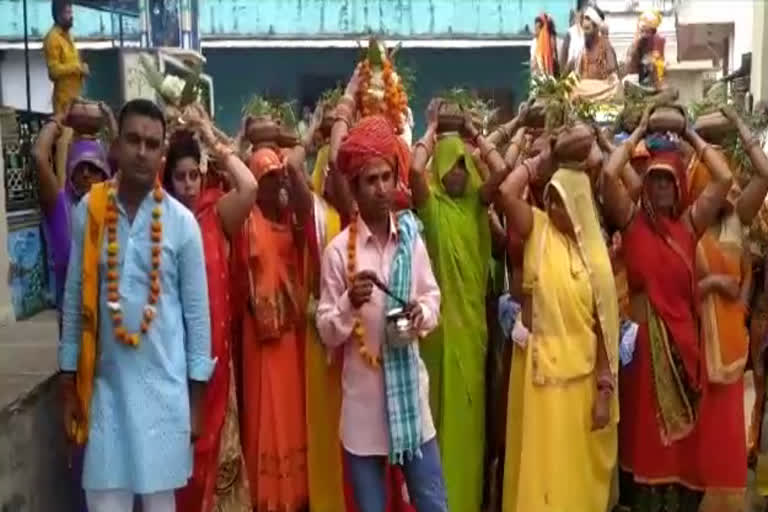 अंता में कलश यात्रा का आयोजन,  Kalash Yatra organized in Anta, कलश यात्रा, Kalash Yatra