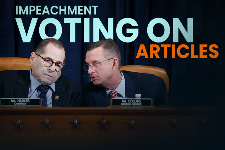 The US House Judiciary Committee began its first steps on Wednesday evening toward voting on articles of impeachment against USPresident Donald Trump in Washington.