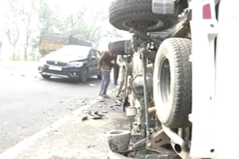 Bhawanigarh sunam road Accident  sangrur Accident  വ്യോമസേന ഉദ്യോഗസ്ഥര്‍ അപകടം