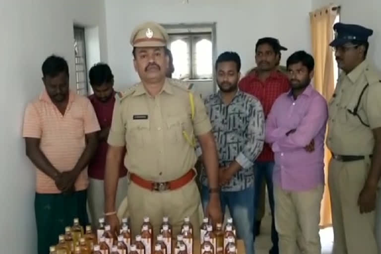 liquor illegal transport in nandigama krishna district