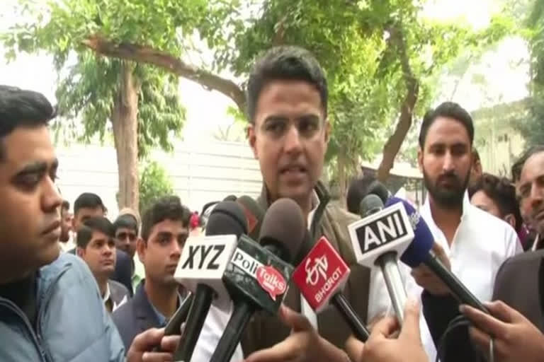 Govt diverting attention of public from economic issues by pushing CAB: Sachin Pilot കോൺഗ്രസ് നേതാവ് സച്ചിൻ പൈലറ്റ് പൗരത്വ ഭേദഗതി ബിൽ സച്ചിൻ പൈലറ്റ് on പൗരത്വ ഭേദഗതി ബിൽ Sachin Pilot on news Govt diverting attention of public news economic issues by pushing CAB