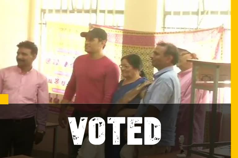 MS Dhoni, Jharkhand Voting