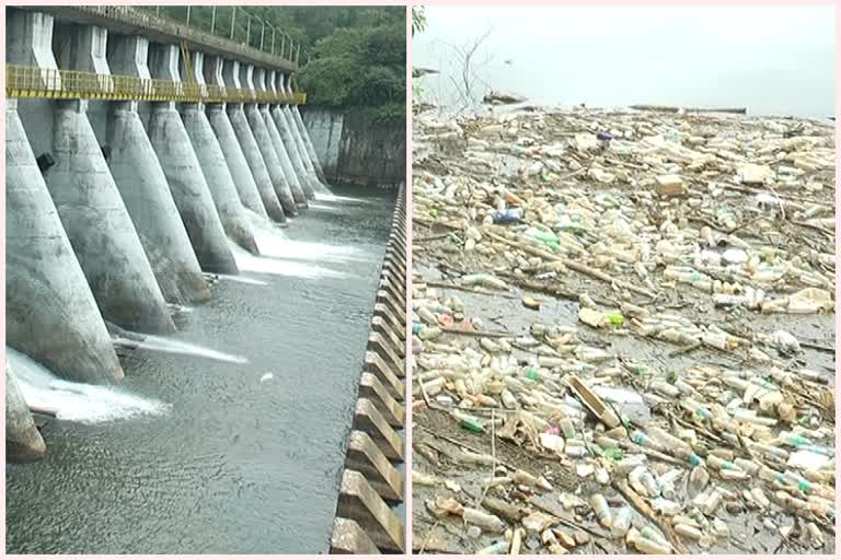 പഴശ്ശി ജലസംഭരണി  പഴശ്ശി ജലസംഭരണിയിലെ മാലിന്യങ്ങള്‍  മാലിന്യങ്ങള്‍ നീക്കം ചെയ്‌തു  കണ്ണൂര്‍ പ്രാദേശിക വാര്‍ത്തകള്‍  pazhassi dam latest news  pazhassi dam kannur  impurities removed from pazhassi dam