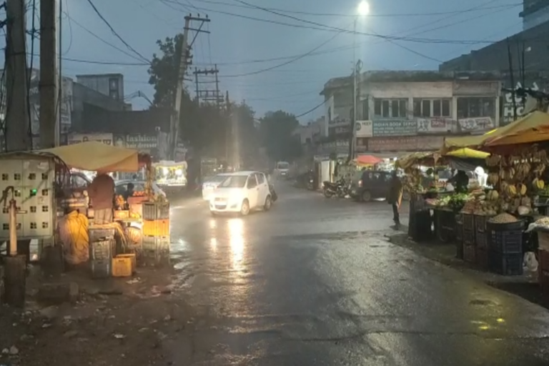 Heavy rain in Bhiwani