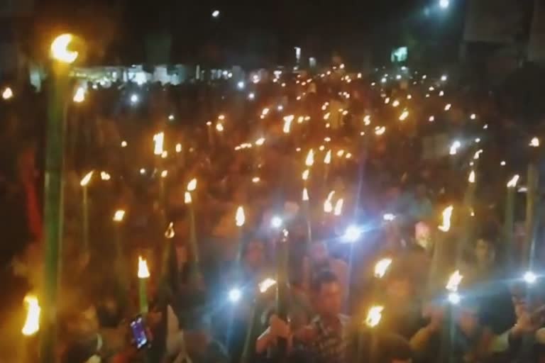 cab protest at kalgachia