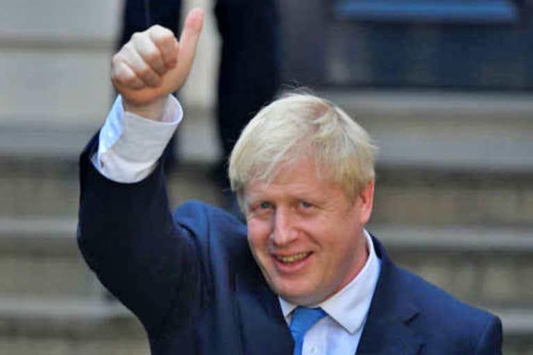 UK exit poll shows Boris Johnson's Conservative Party heading for clear majority