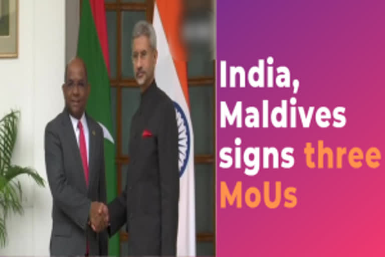 Three MoUs signed during 6th India-Maldives Joint Commission Meet