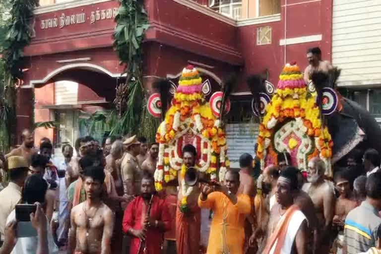 kavadi of kanniyakumari police