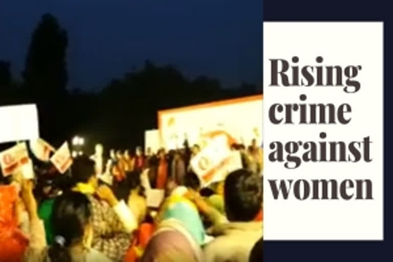 Congress holds solidarity march; raises awareness on rising crimes against women